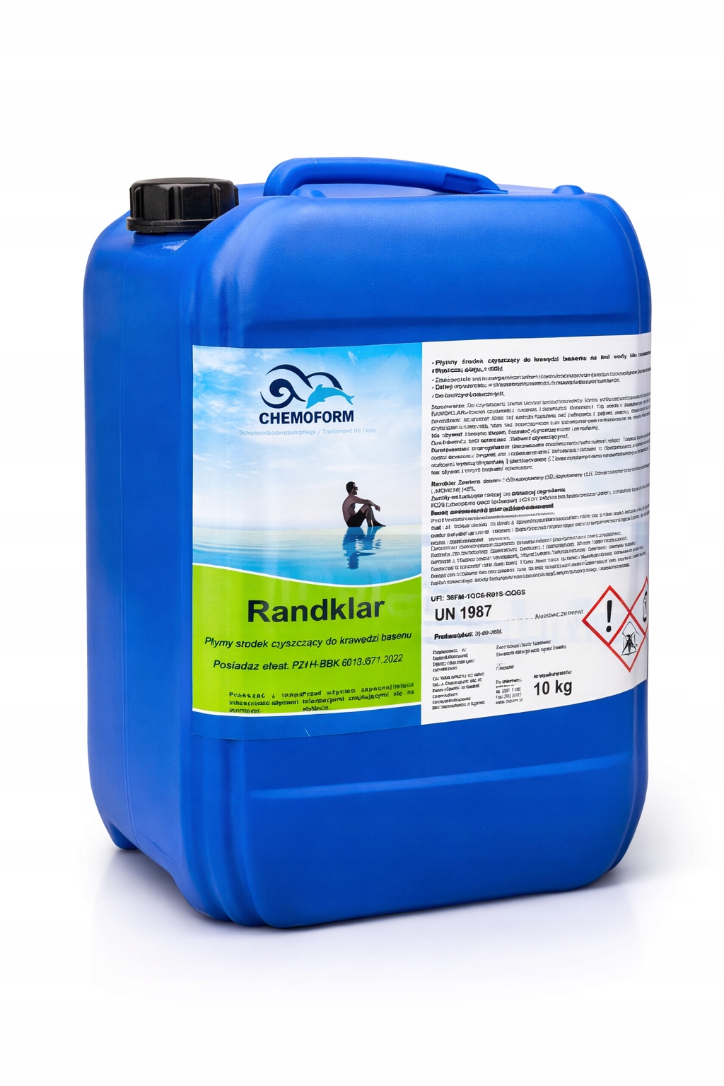 Randklar 10KG – Čistenie kozmetických usadenín a tukov v bazéne