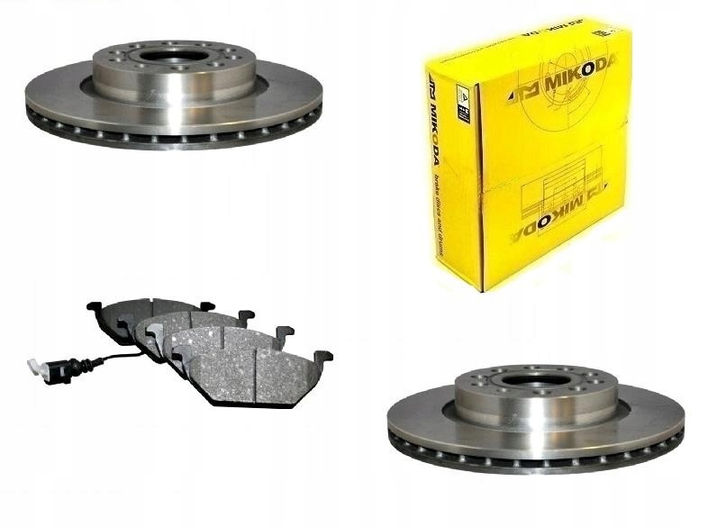 Kotouče Kostky Audi A3 II 8P 2003- Altea Leon 1P Toledo 5P Přední Sada 280MM