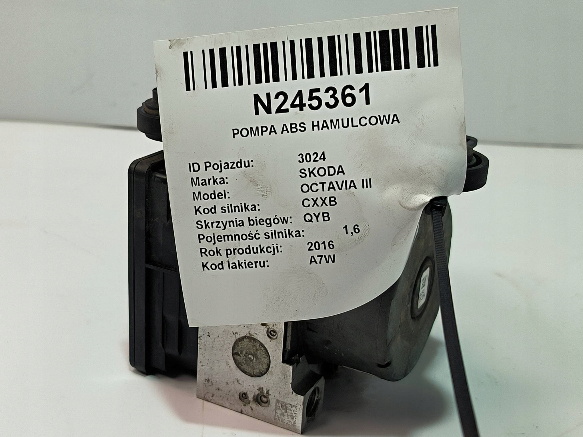 pump ABS brake 3Q0614517T SKODA OCTAVIA III