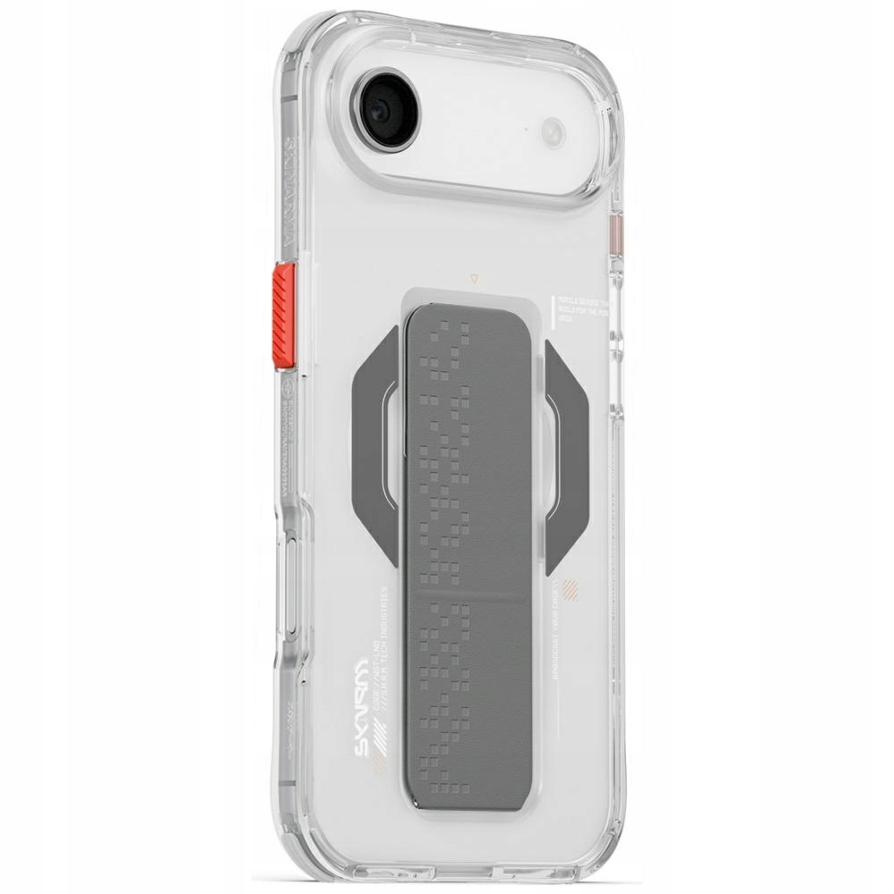 Puzdro Skinarma Haxa pre iPhone Air s magnetickým nabíjaním a držiakom, predný držiak