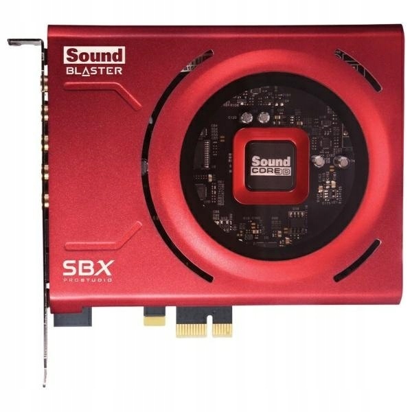 Creative Karta dźwiękowa Sound Blaster Z Se PCI-e czerwony/red