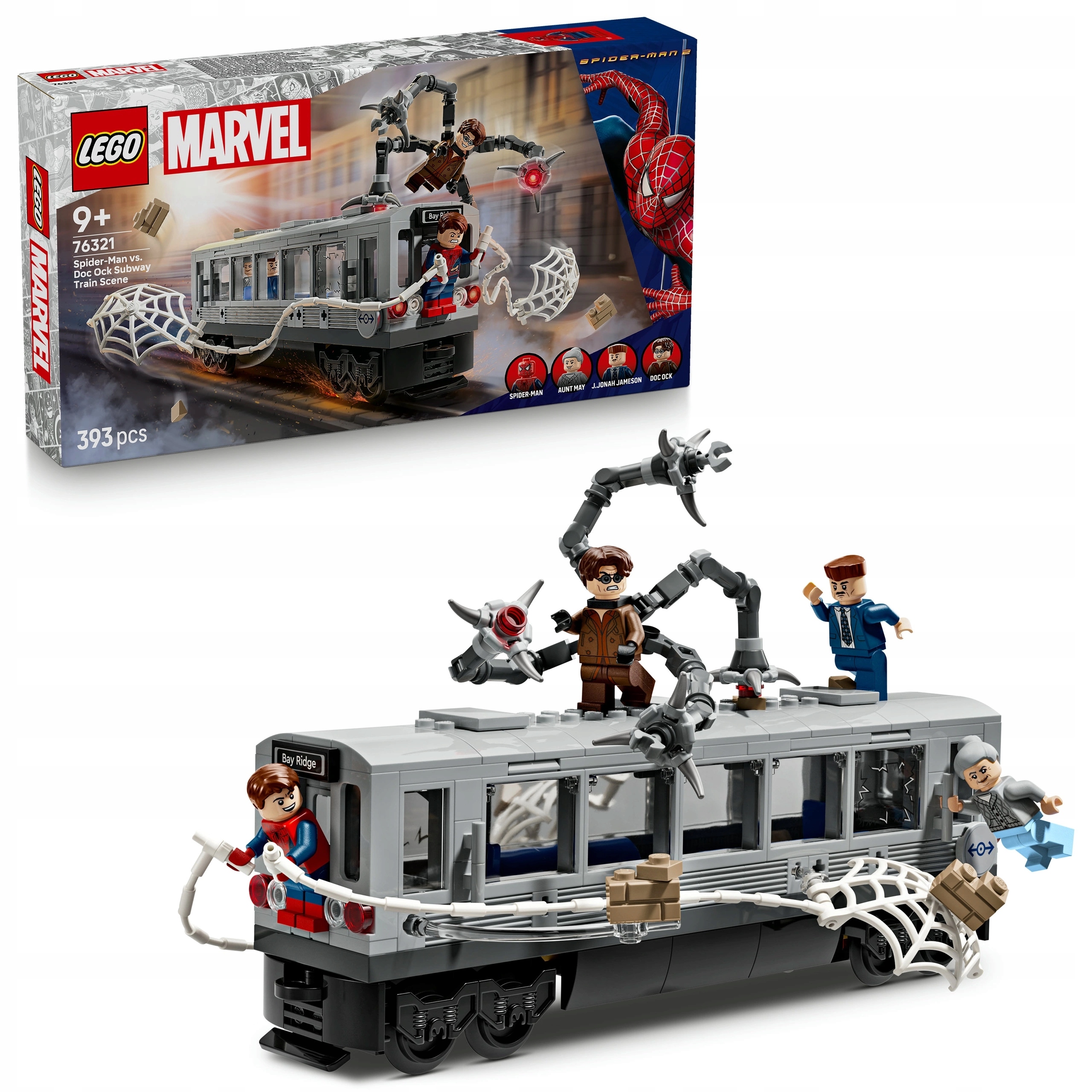 Lego Marvel Spider-Man versus Doc Ock – scéna v metru 76321