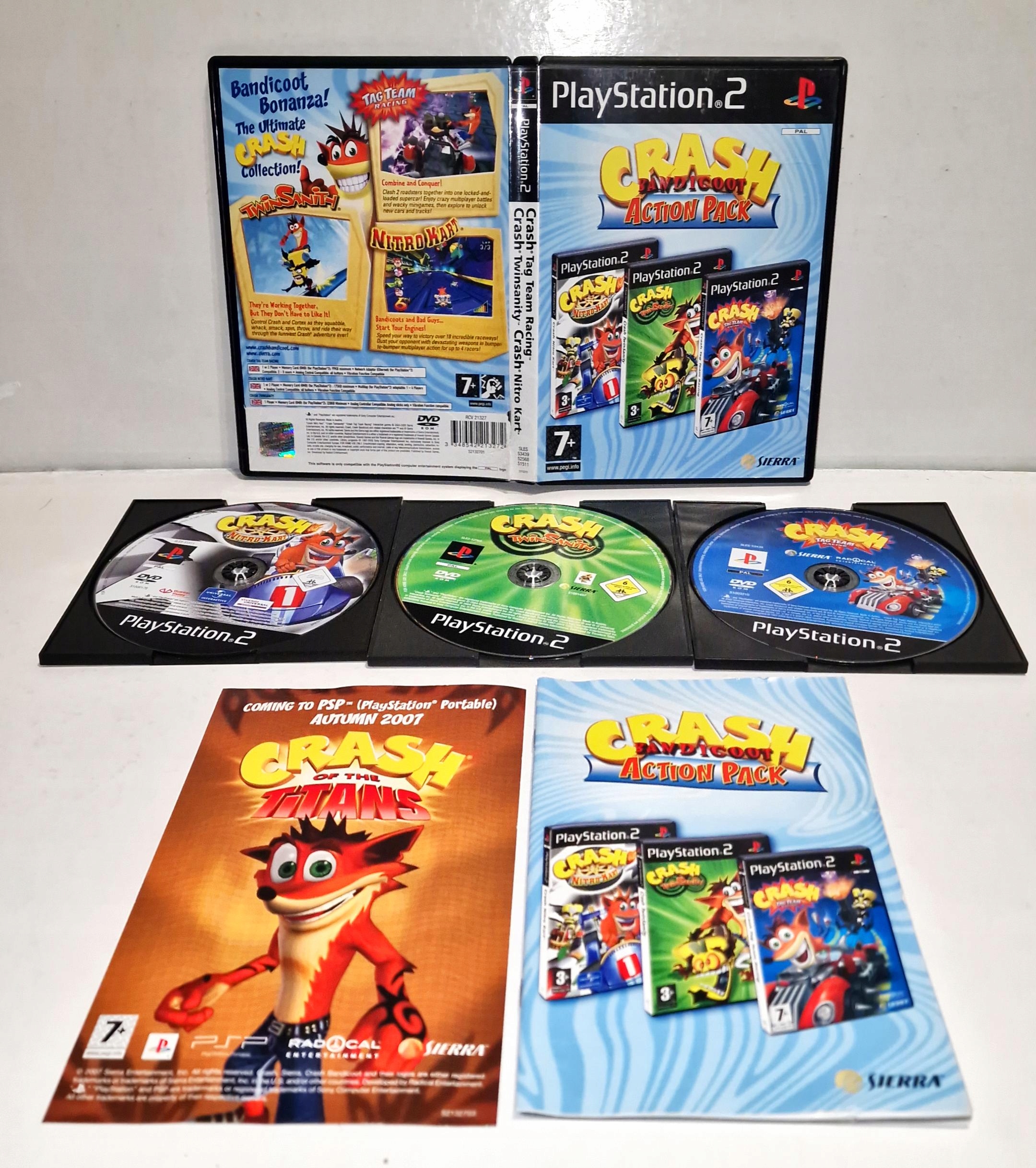 Gra CRASH ACTION PACK 3XA CZYTAJ OPIS !!!