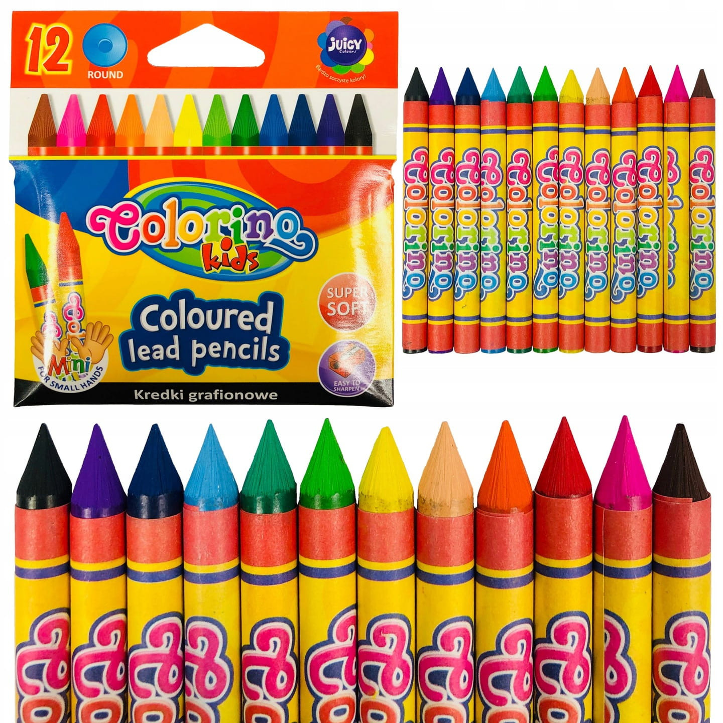 

Kredki grafionowe Colorino