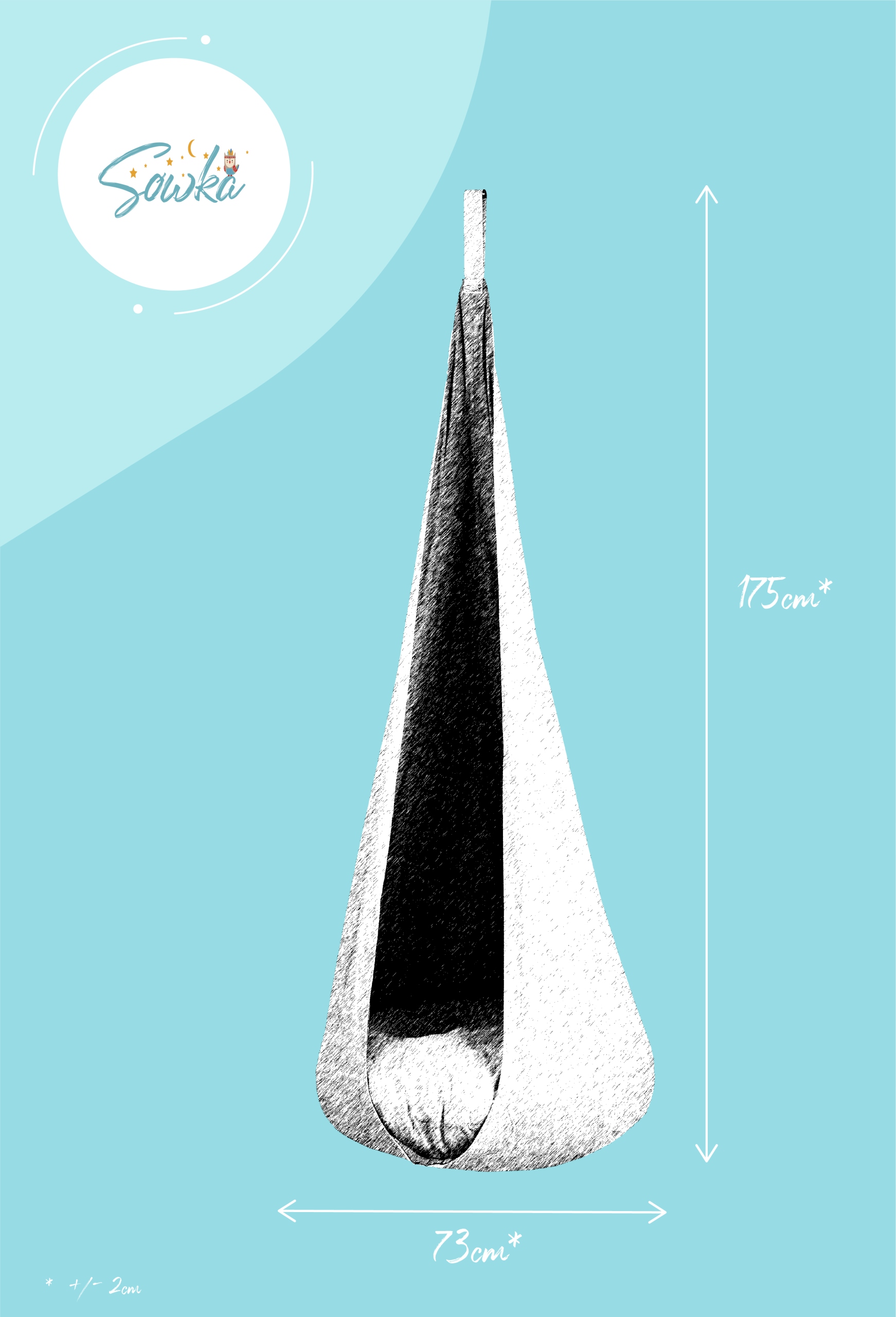 Huśtawka Kokon Czarny Diament Producent Sowka Design