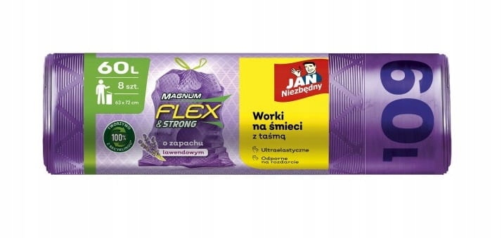

Jan Niezbędny Magnum Flex Lawenda worki 60l 8 szt.