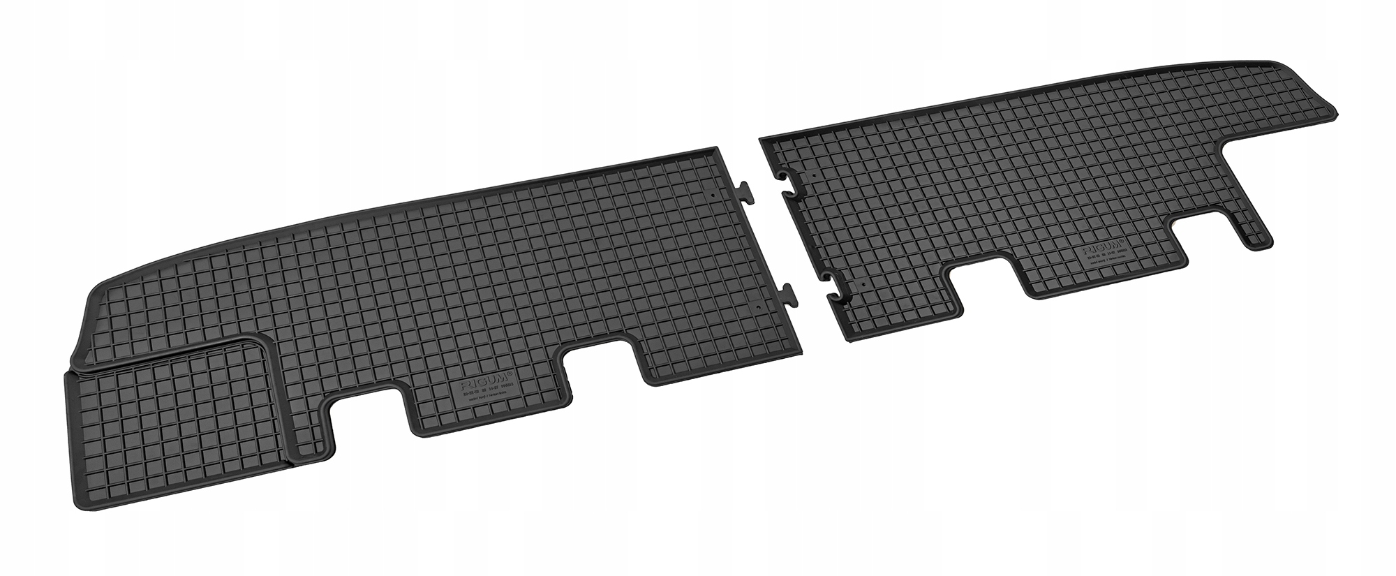 Zestaw dywaników do Renault Trafic od 2014 / od 2021 | 8/9 miejsc L2 Kolor czarny