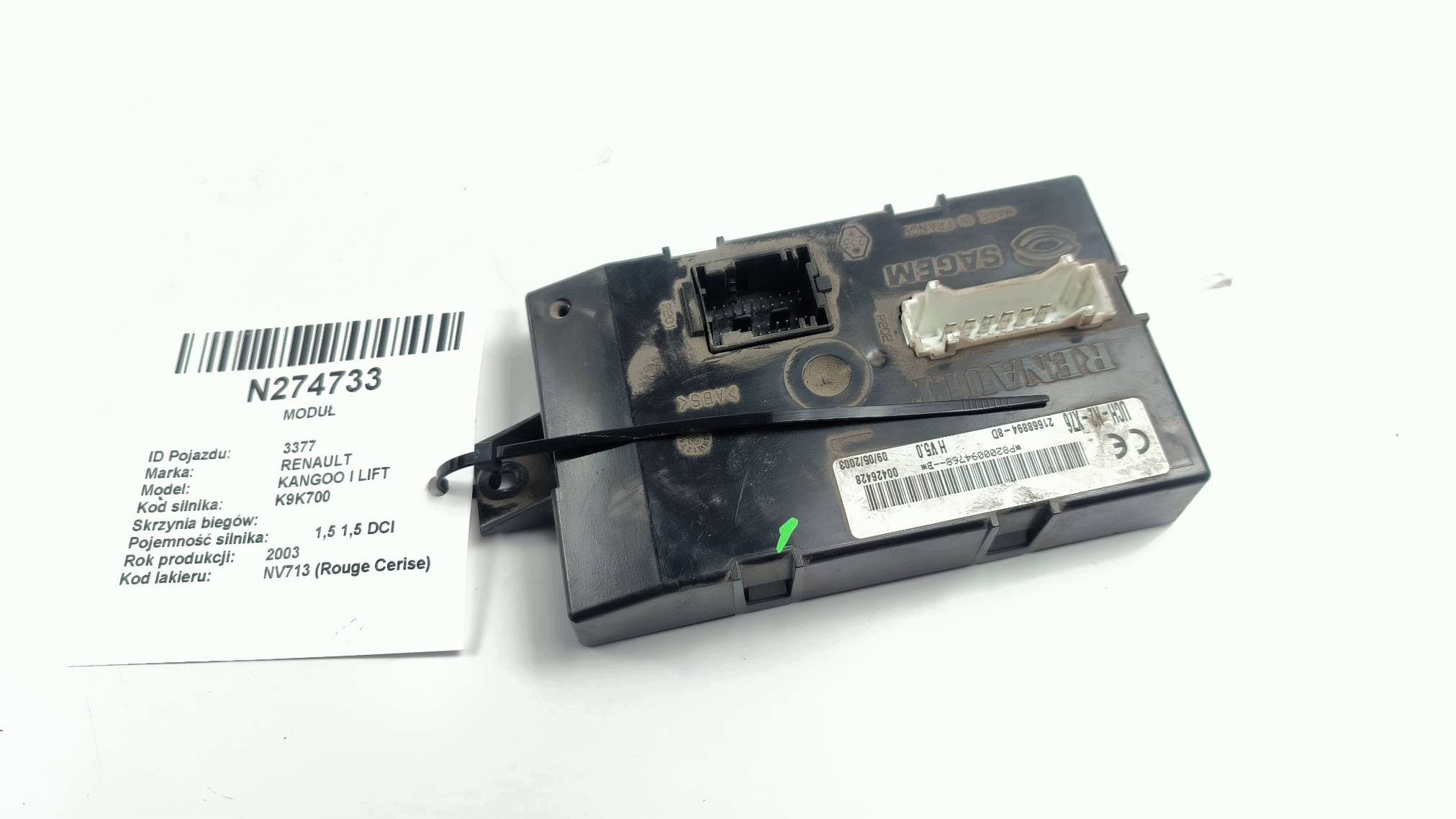 modulo 8200094768 RENAULT KANGOO e LIFT