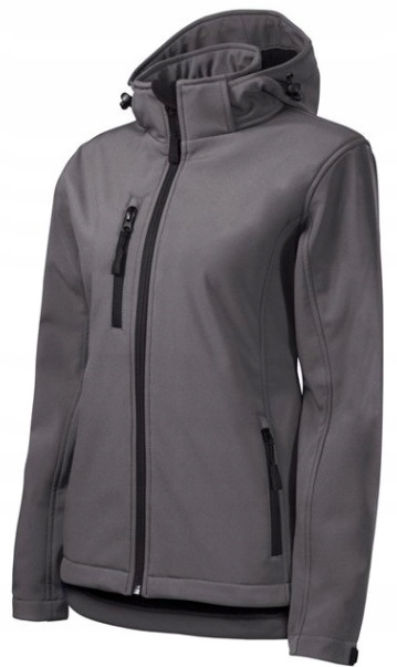 Softshell dámská Prodyšná pracovní bunda Voděodolná s kapucí