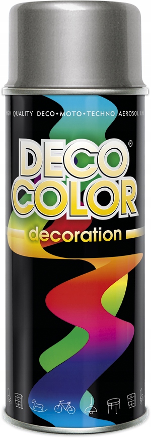

Spray Lakier W Spreju Deco Color 400ML Srebrny