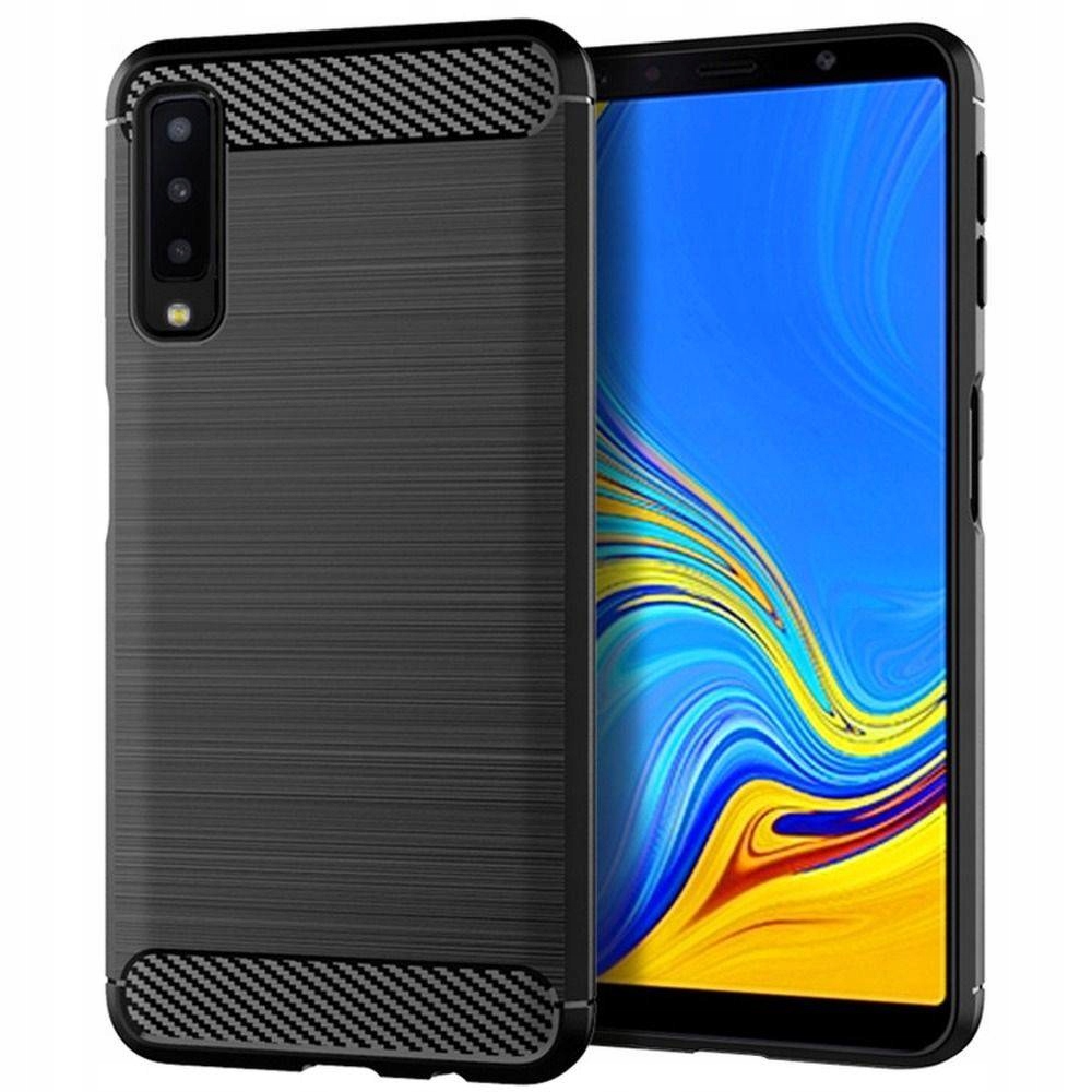 Etui Carbon Do Samsung Galaxy A7 2018 A750 Czarny