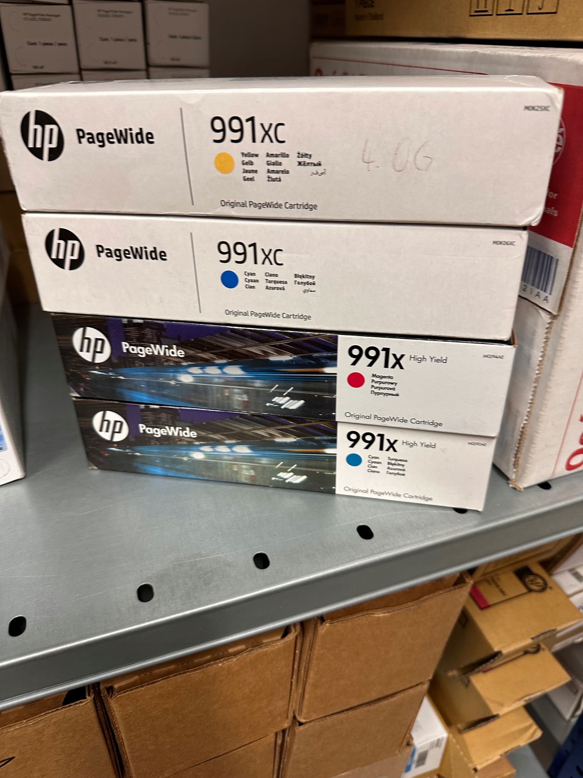 Tusz Hp 991X M0J94AE červený (magenta)