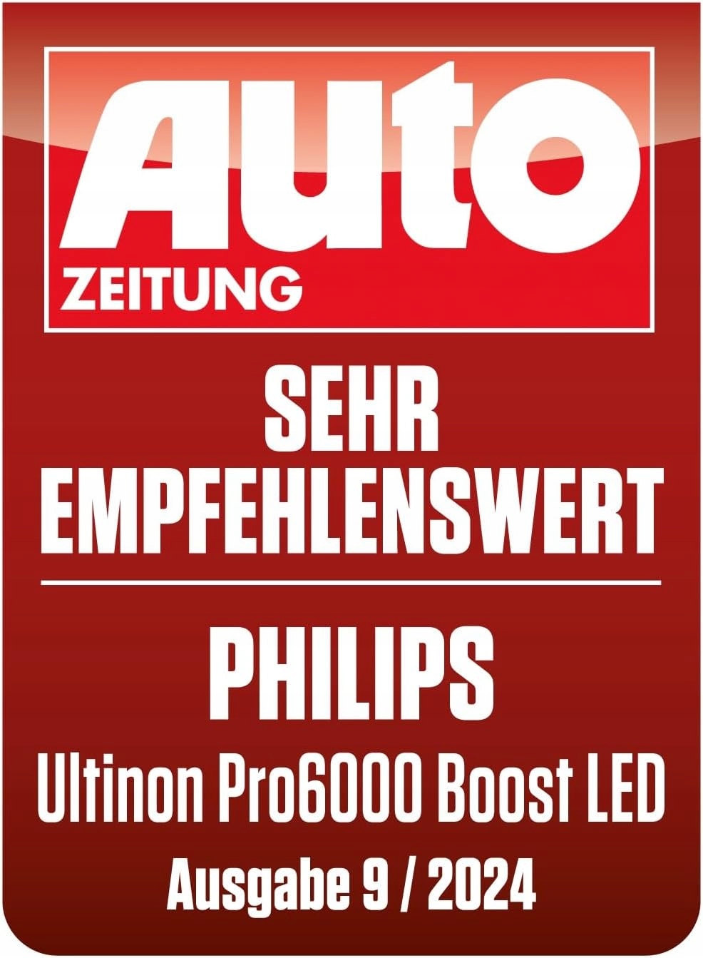 Philips Ultinon Pro6000 Boost H7-LED żarówka z dopuszczeniem do ruchu 2SZT Trwałość 2000 h