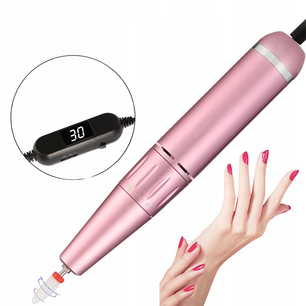 Přenosná Bruska Na Nehty Manikúra Pedikúra Profesionální Elektrická