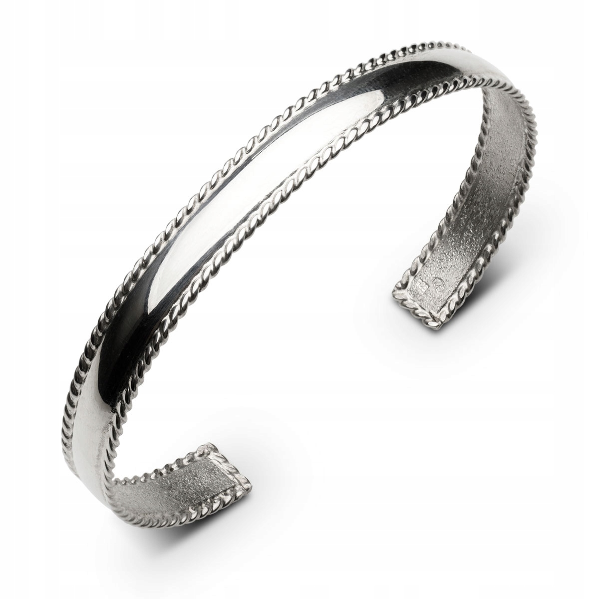 Srebrna zdobiona bransoletka męska Marka Twojabizuteria