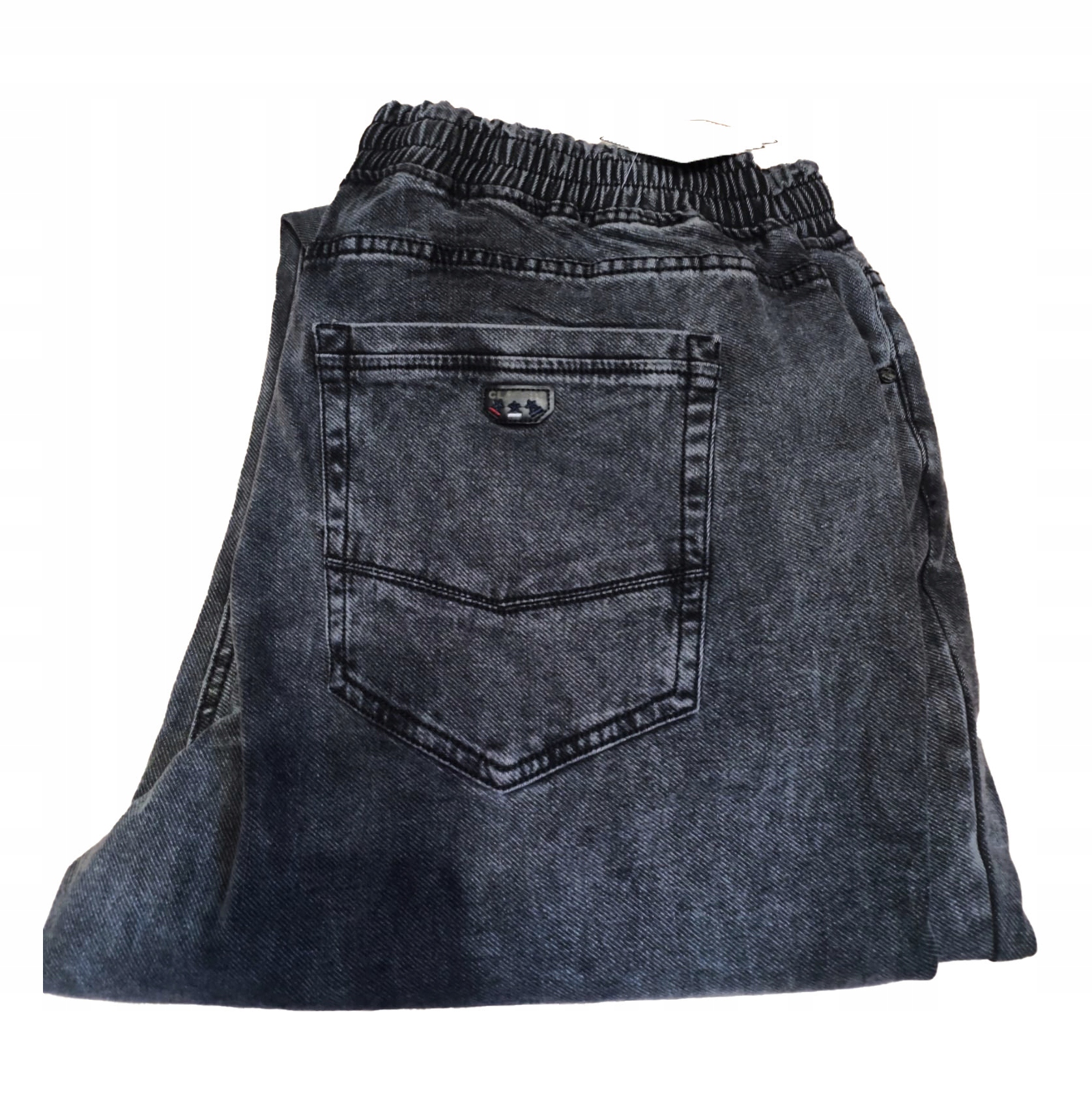 4XL Velké Joggery Baggy Jeans Strečové Šedé