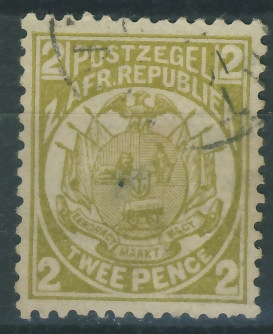 Z.Afr. Republiek 2 pence - Tarcza Herbowa