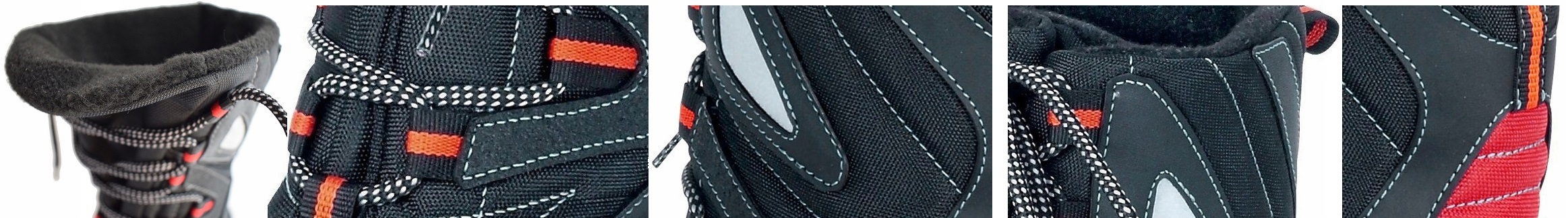 BUTY KOZAKI OCIEPLANE ZIMOWE TRAPERY WODOODPORNE Rozmiar 36