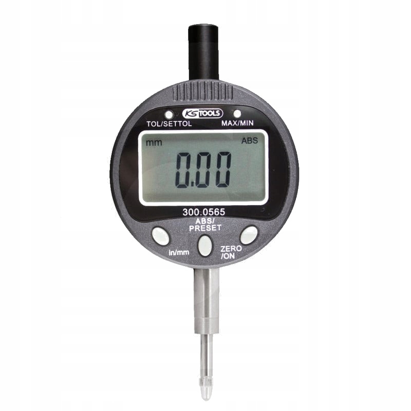 KS Tools Cyfrowy czujnik zegarowy 0-10mm