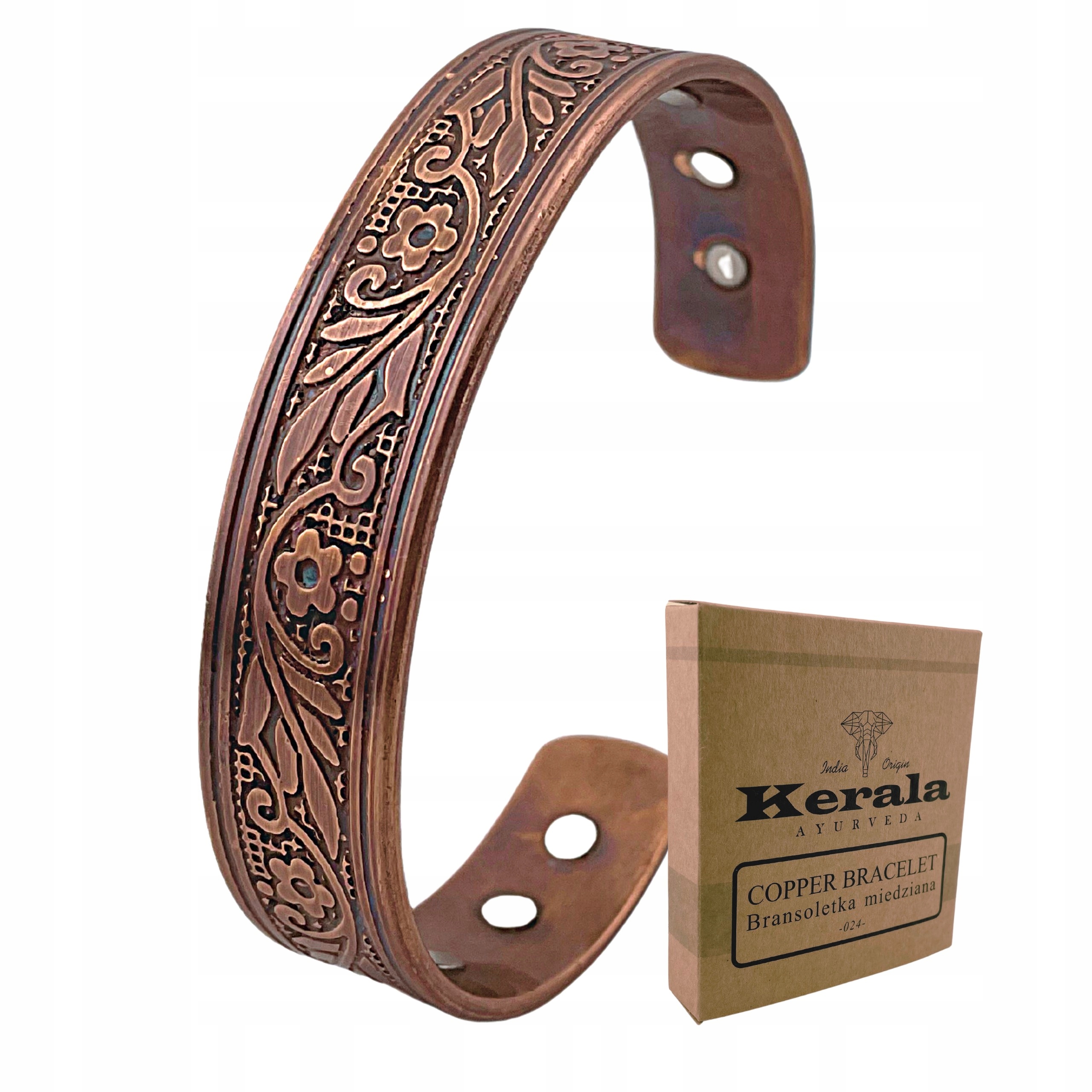 

Bransoletka Miedziana Magnetyczna Zdrowotna 024