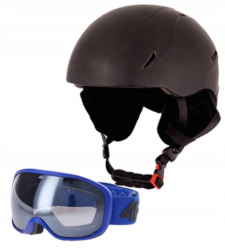 Dětský zimní set na lyžování, helma brýle 4F S