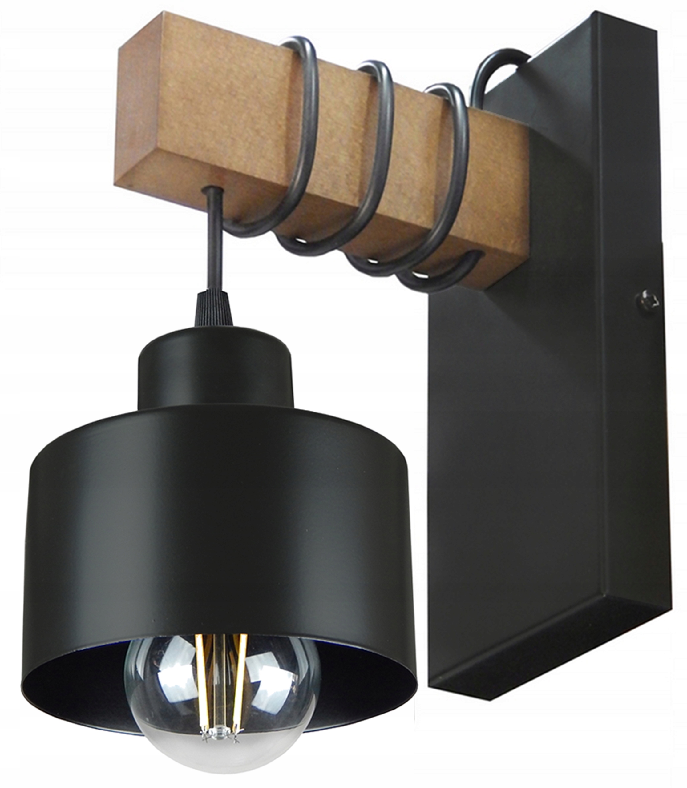 Kinkiet Ścienny Loft Na Korytarz Do Kuchni Pokoju Nad Lustro Obraz Led E27