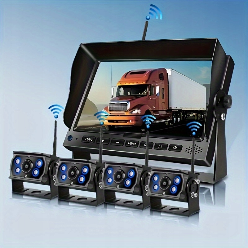 Digital Wireless Backup Camera System, 7 Inch MDVR Reversing Monitor