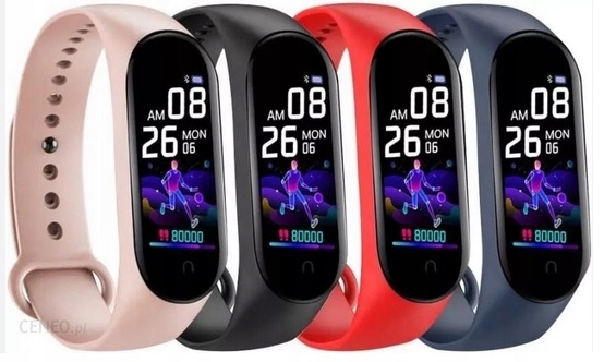 SMARTWATCH ZEGAREK SMARTBAND PULSOMETR CIŚNIENIE TĘTNO Mechanizm kwarcowy