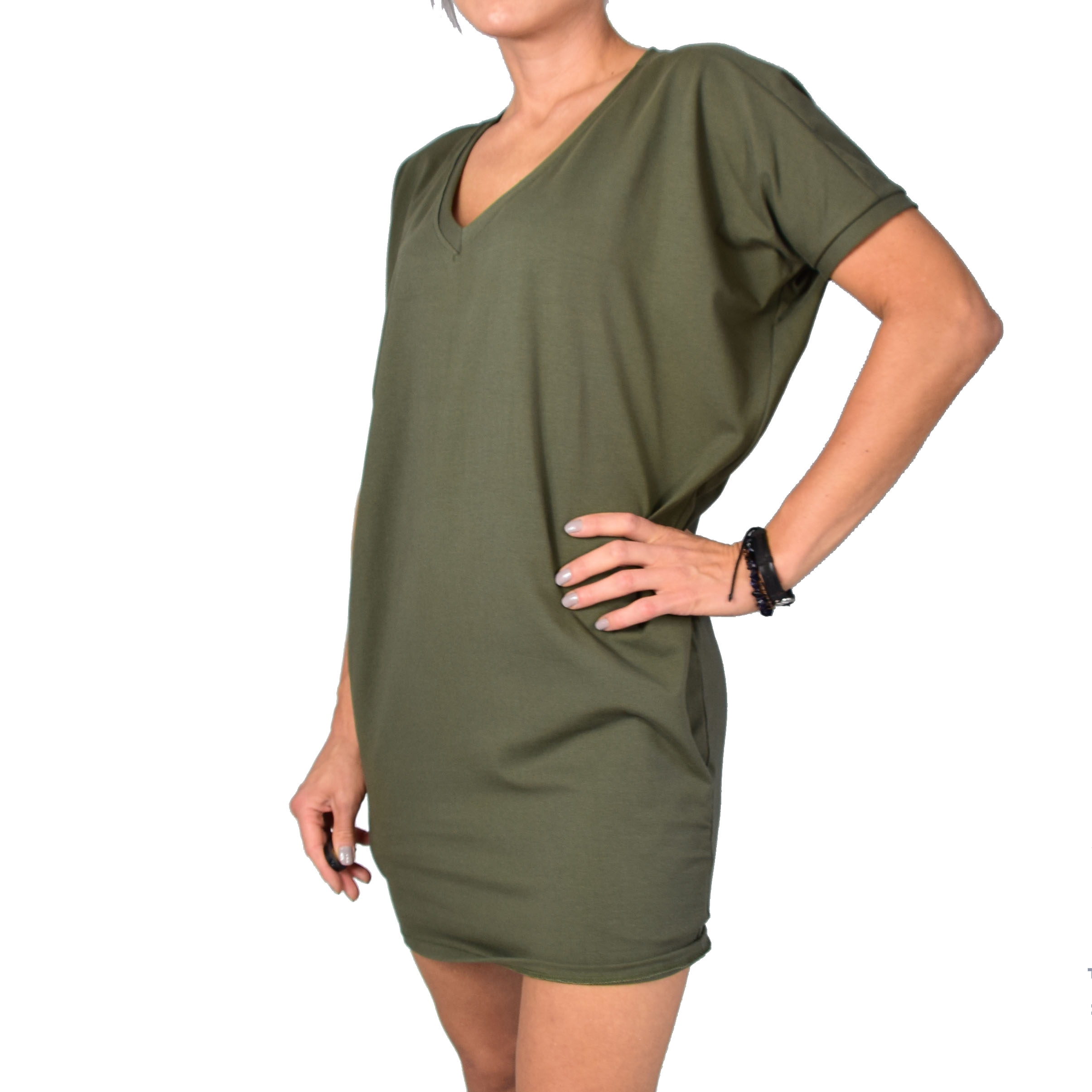 

3/4XL Hana sukienka oversize singiel bawełna 1038