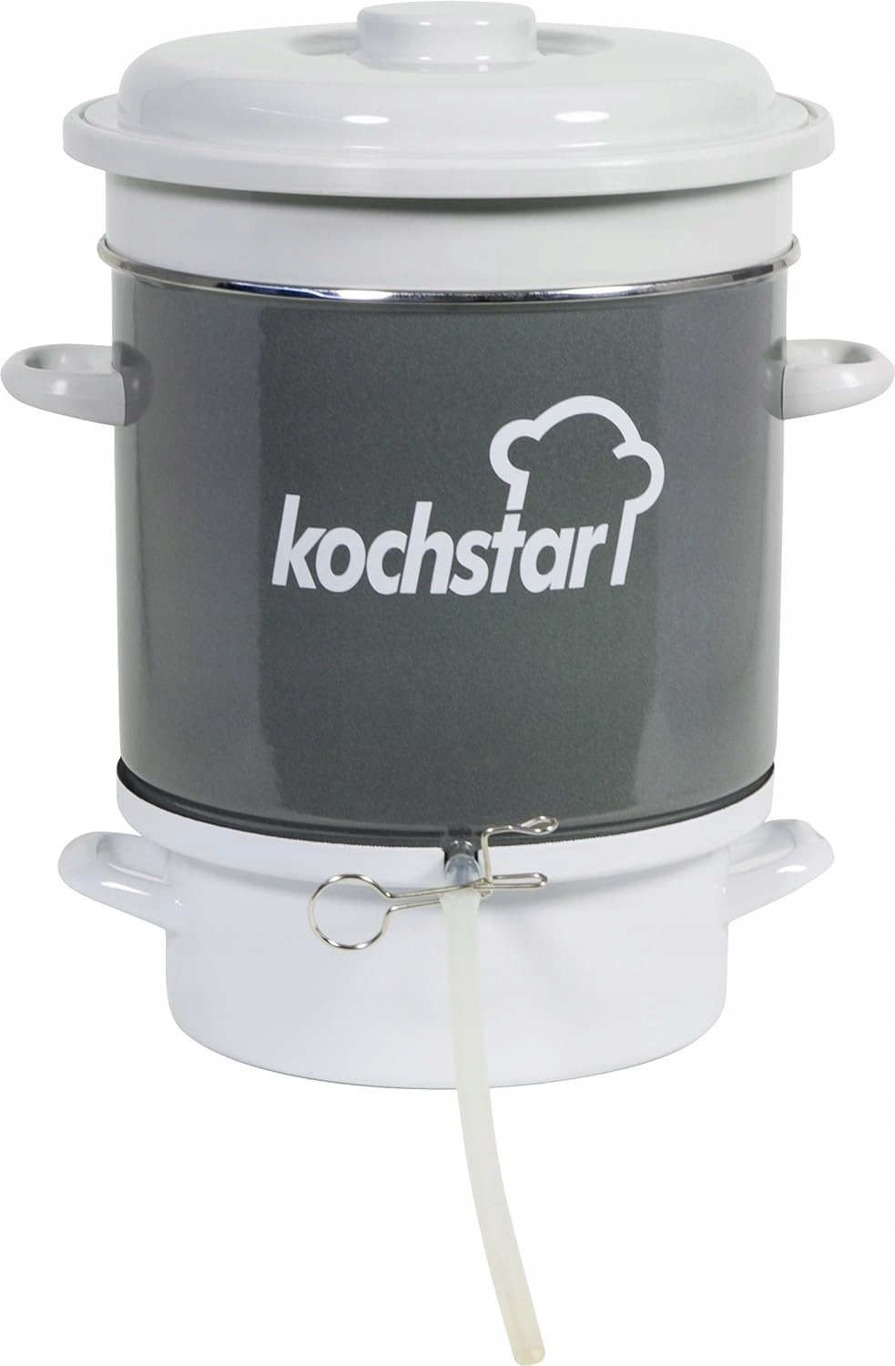 Smaltovaný parní odšťavňovač Kochstar Odšťavňovač na 8 kg ovoce 4 l