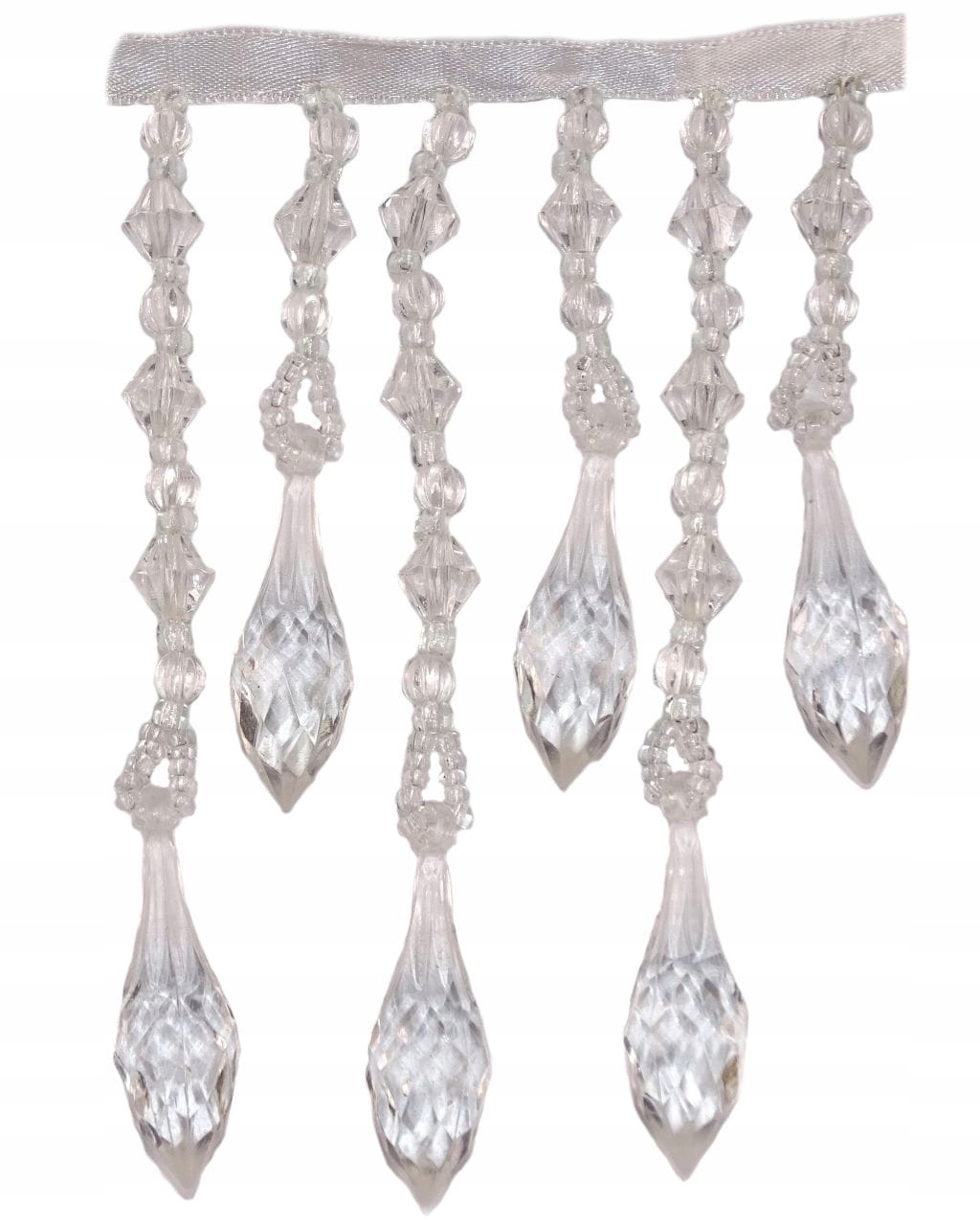 Exkluzivní páska na záclony závěsů 1mb Bílá