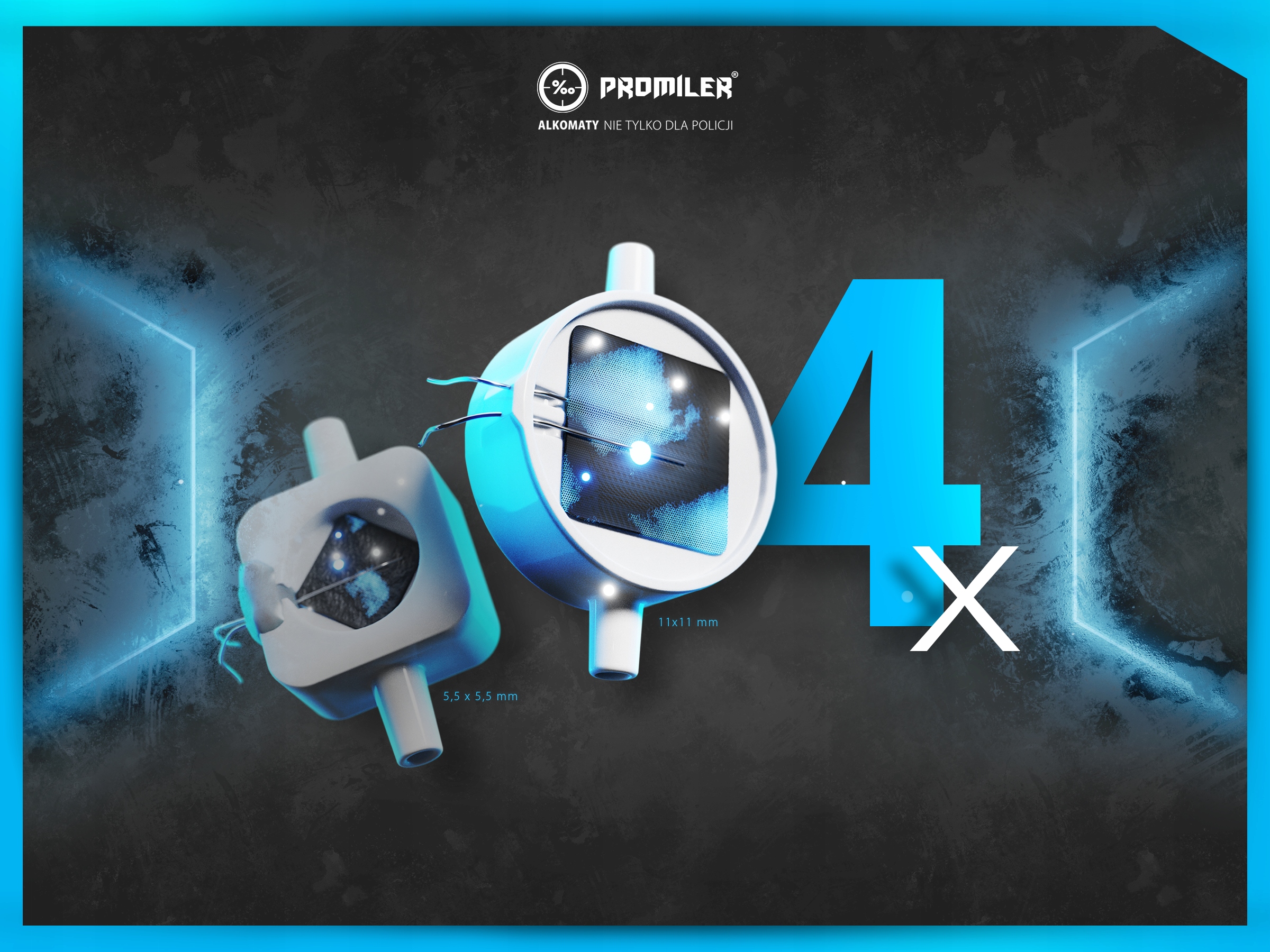 Alkomat PROMILER iSober 30 - 4x więcej PLATYNY ! Błąd pomiaru 7%