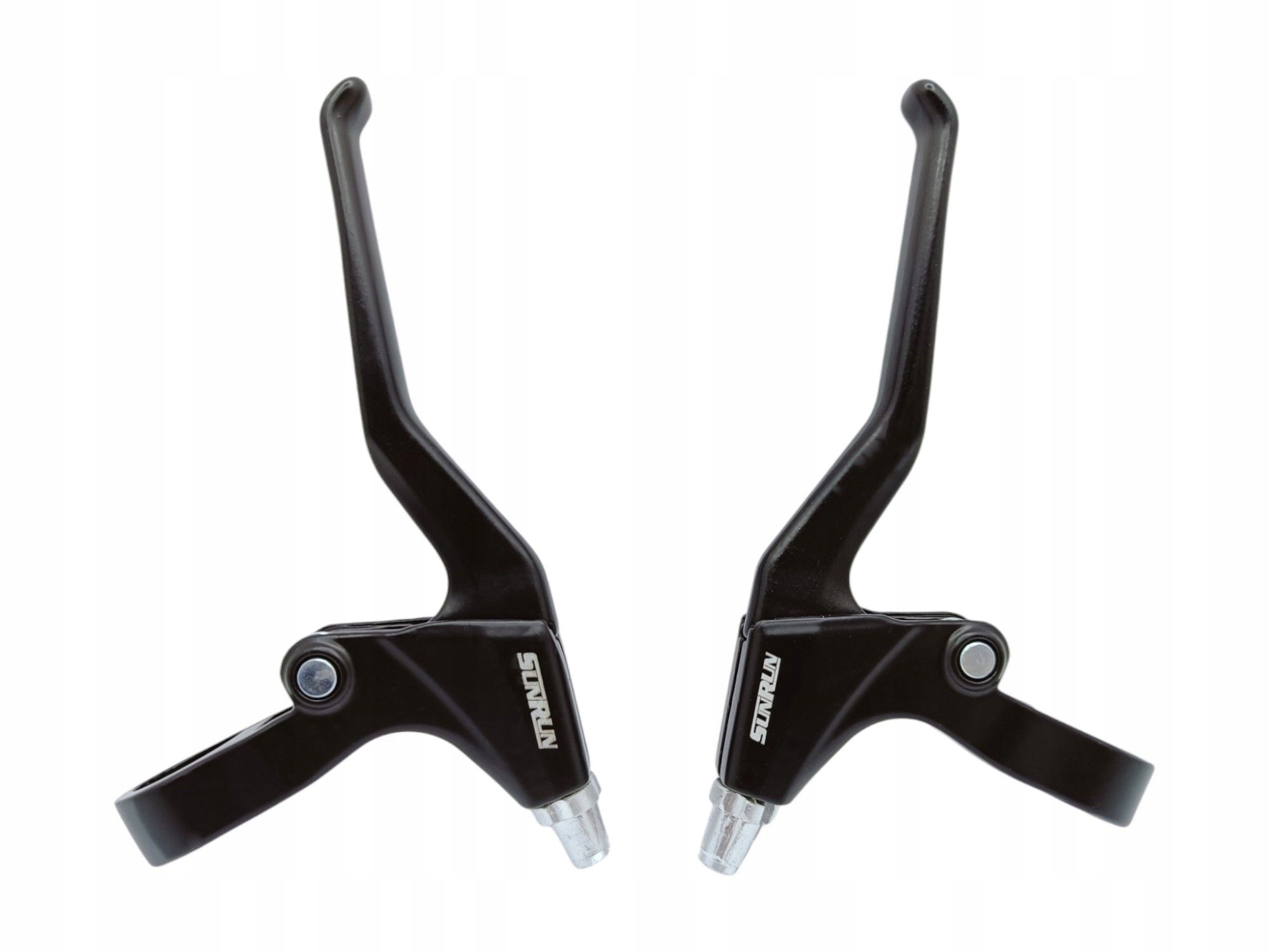 Dźwignie hamulca rowerowego Sunrun V-brake aluminiowe 3-4 palce komplet