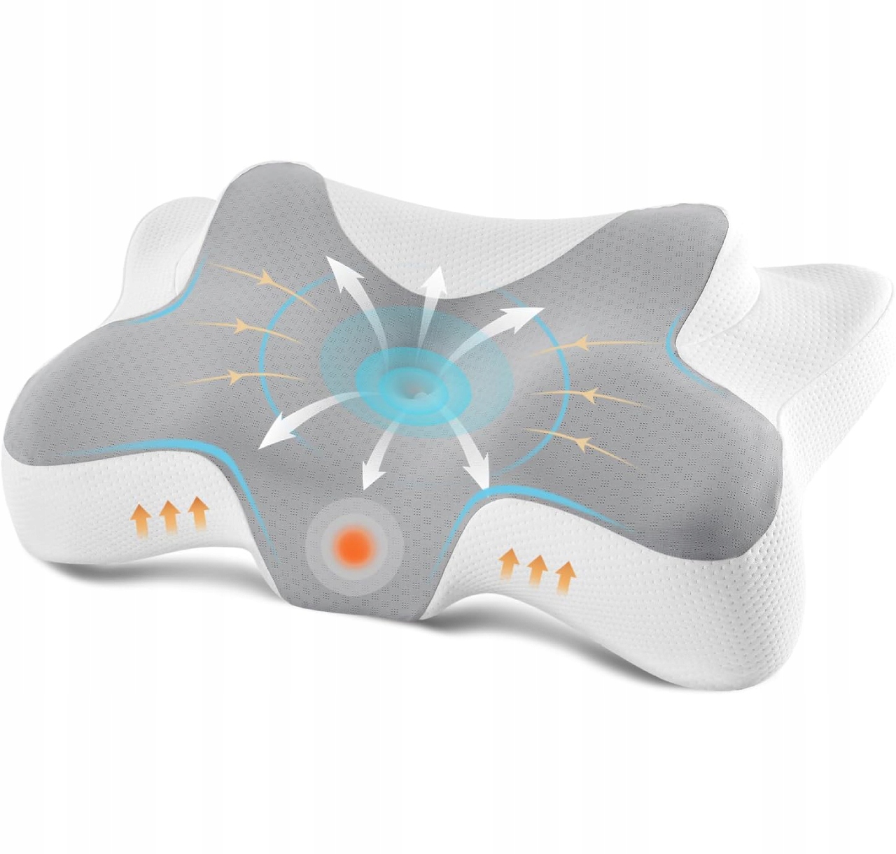 Poduszka Motylek Z Pianki Pamięciowej Zdejmowana Poszewka Ortopedyczna