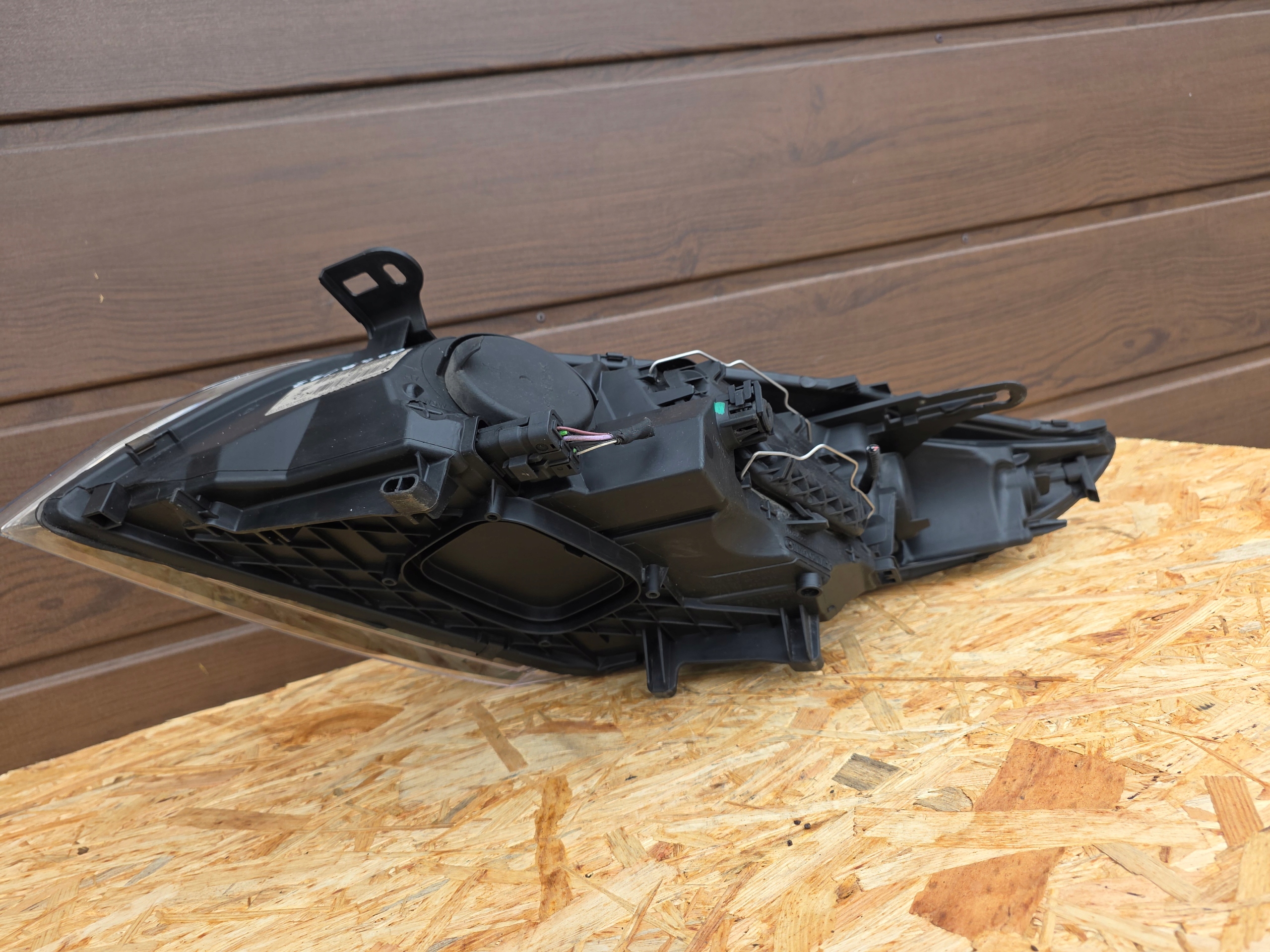 light front right right front Renault Megane III 3 ciemna black
