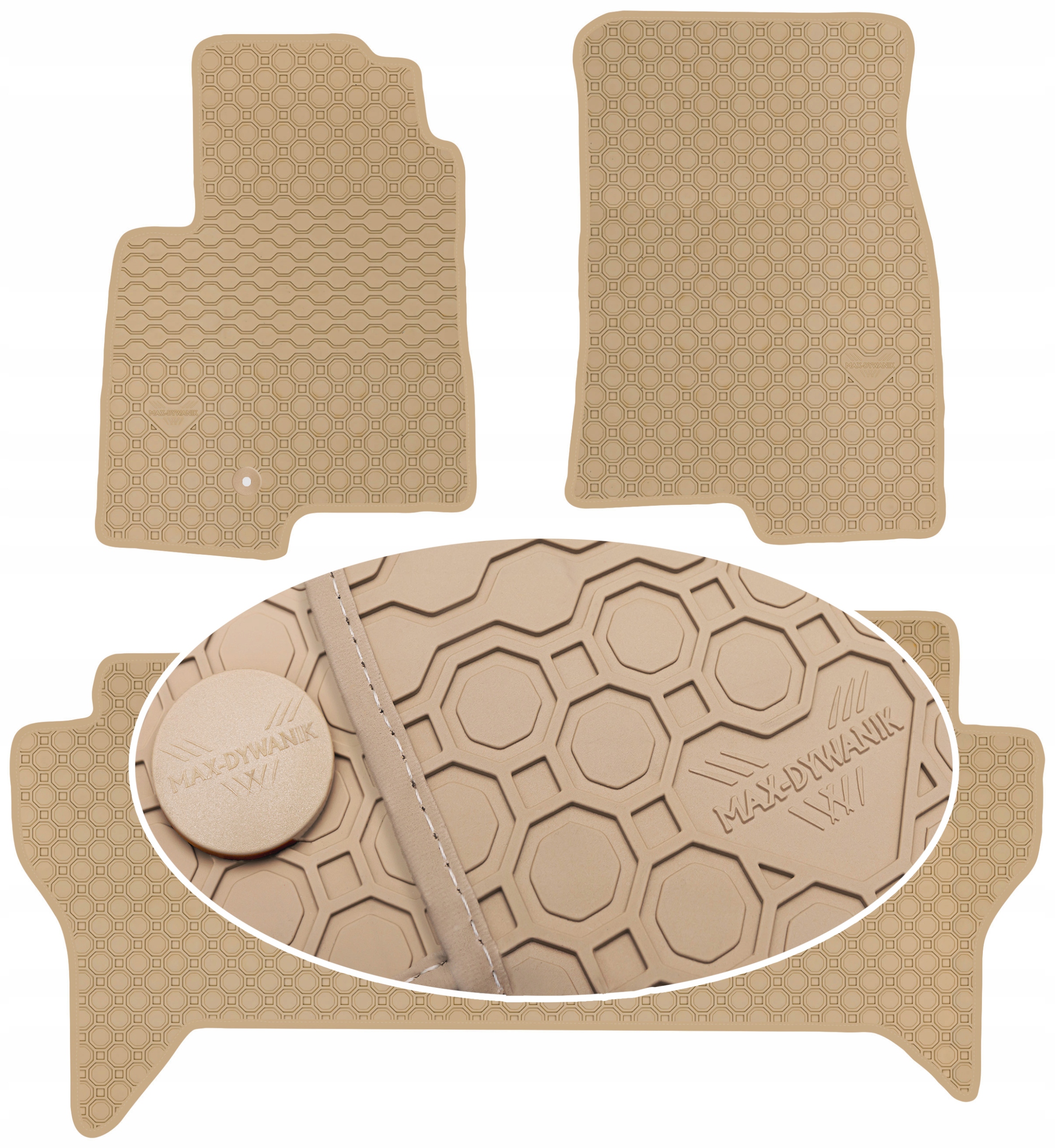 Pajero III Long 5D 2000-2006 Koberce Béžové