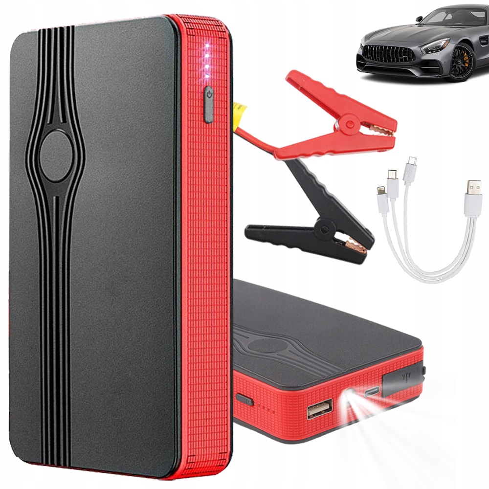 Jump Starter 400A 30000MAH Startování Auta Nabíječka Zařízení