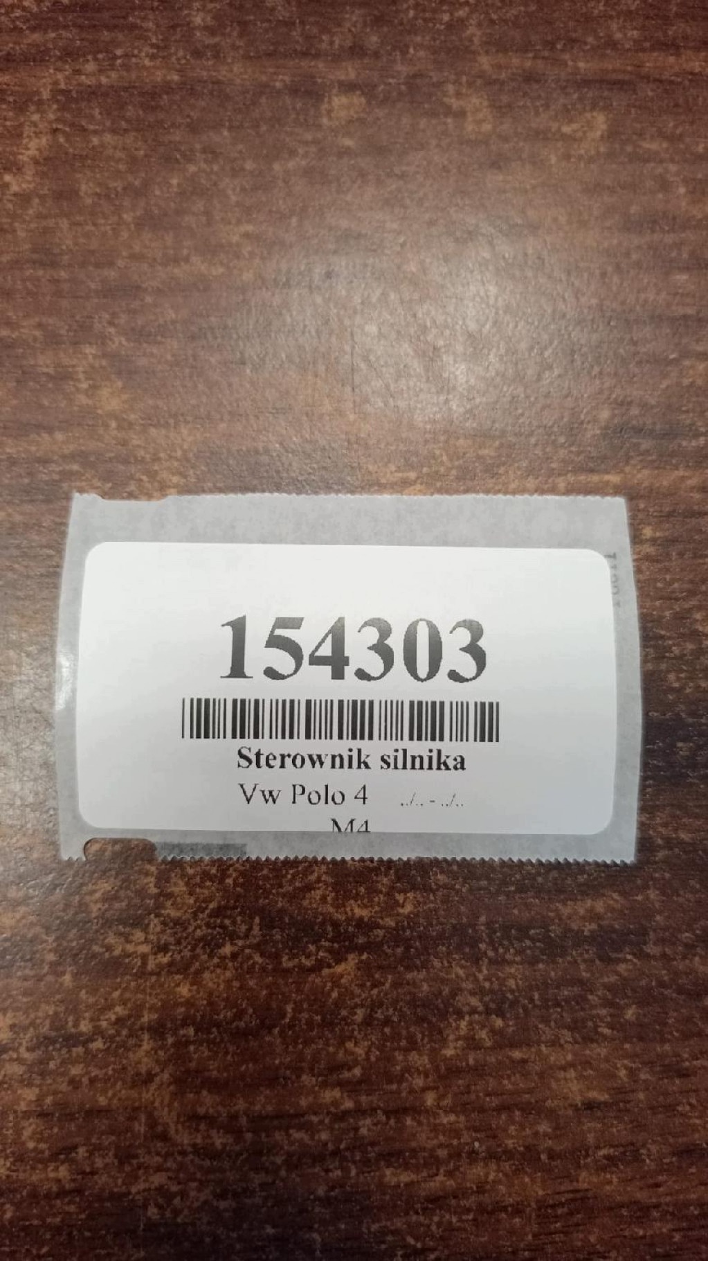 VW POLO IV 1.4 control unit of the engine 0261S01011