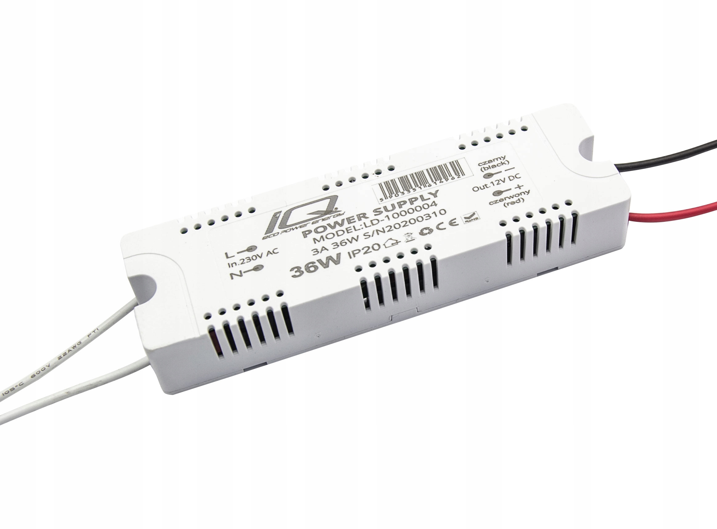 

Zasilacz Meblowy Mini Pla 12V 3A 36W IP20 taśm led