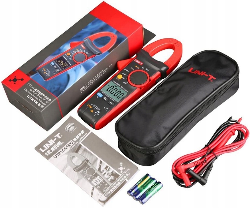 Miernik prądu Uni-T UT216C CĘGOWY AC/DC 1000V 600A Model UT216C