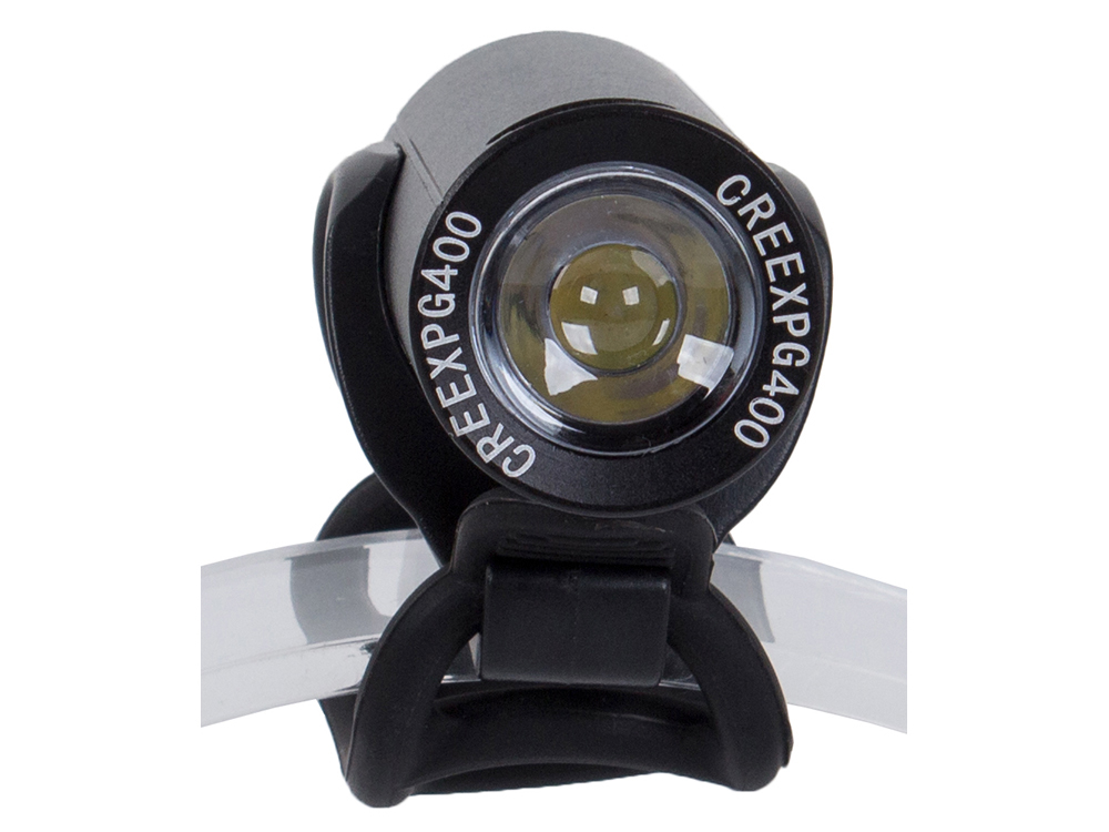 LAMPKA ROWEROWA PRZEDNIA LATARKA DIODA LED LAMPA OŚWIETLENIE PRZÓD ROWER Kolor dominujący czarny