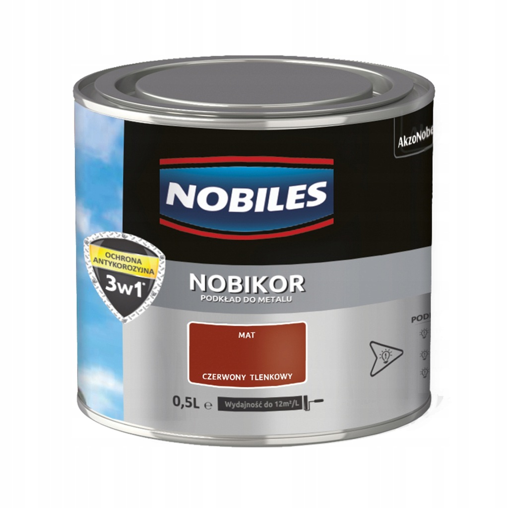 

Nobiles Nobikor Podkład Antykorozyjny 0,5 Czerwony