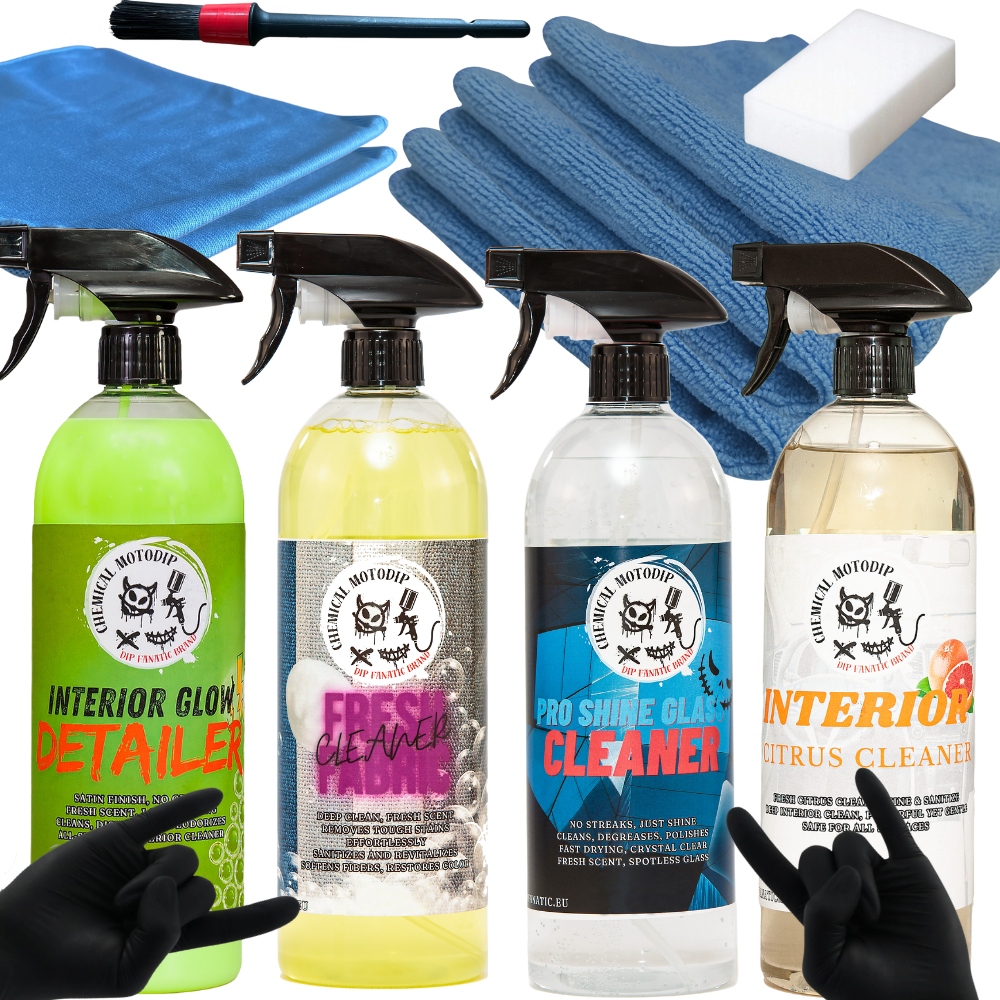 MotoDip Velká sada pro čištění interiéru vozu