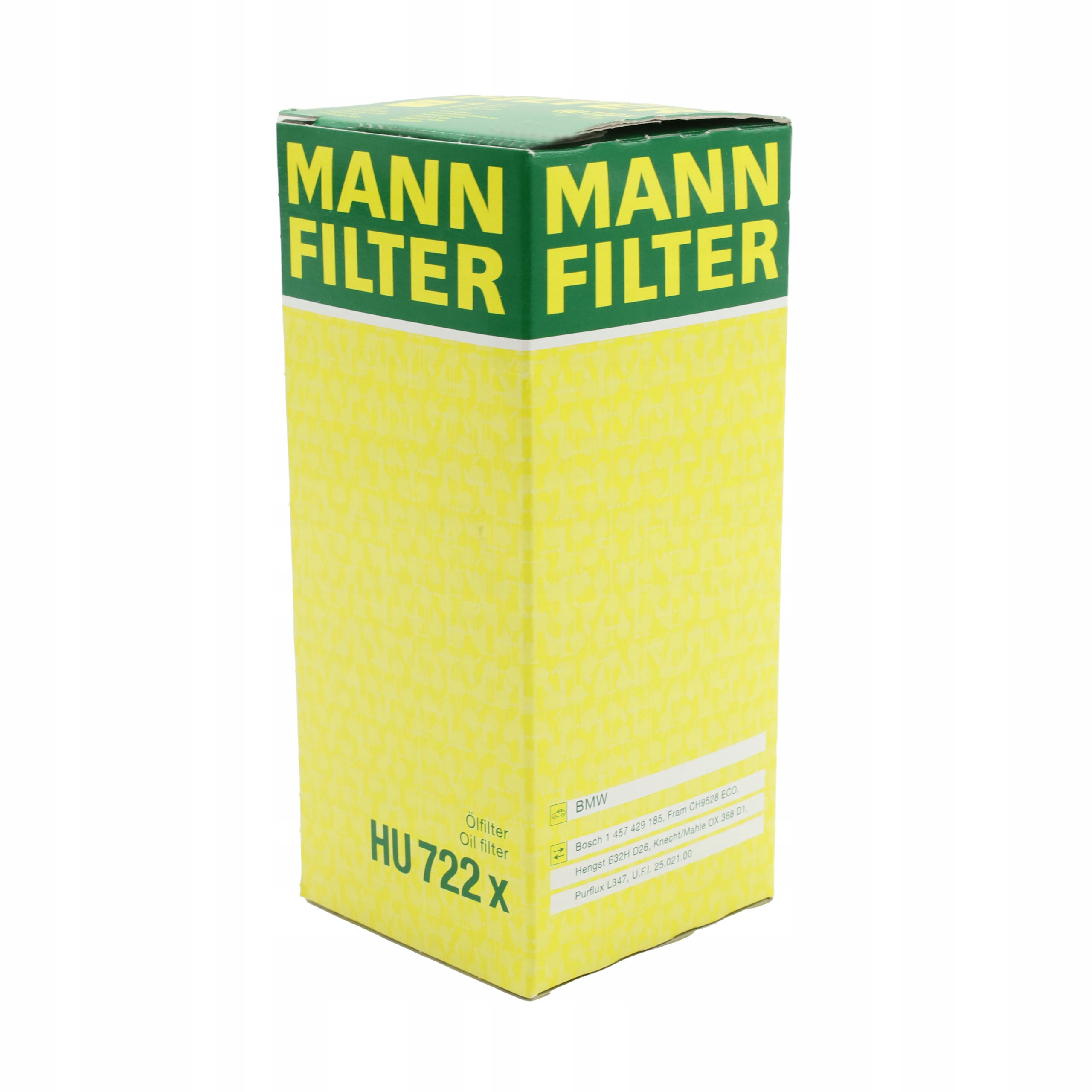 Filtr Oleju Mann HU722X Producent części Mann-Filter