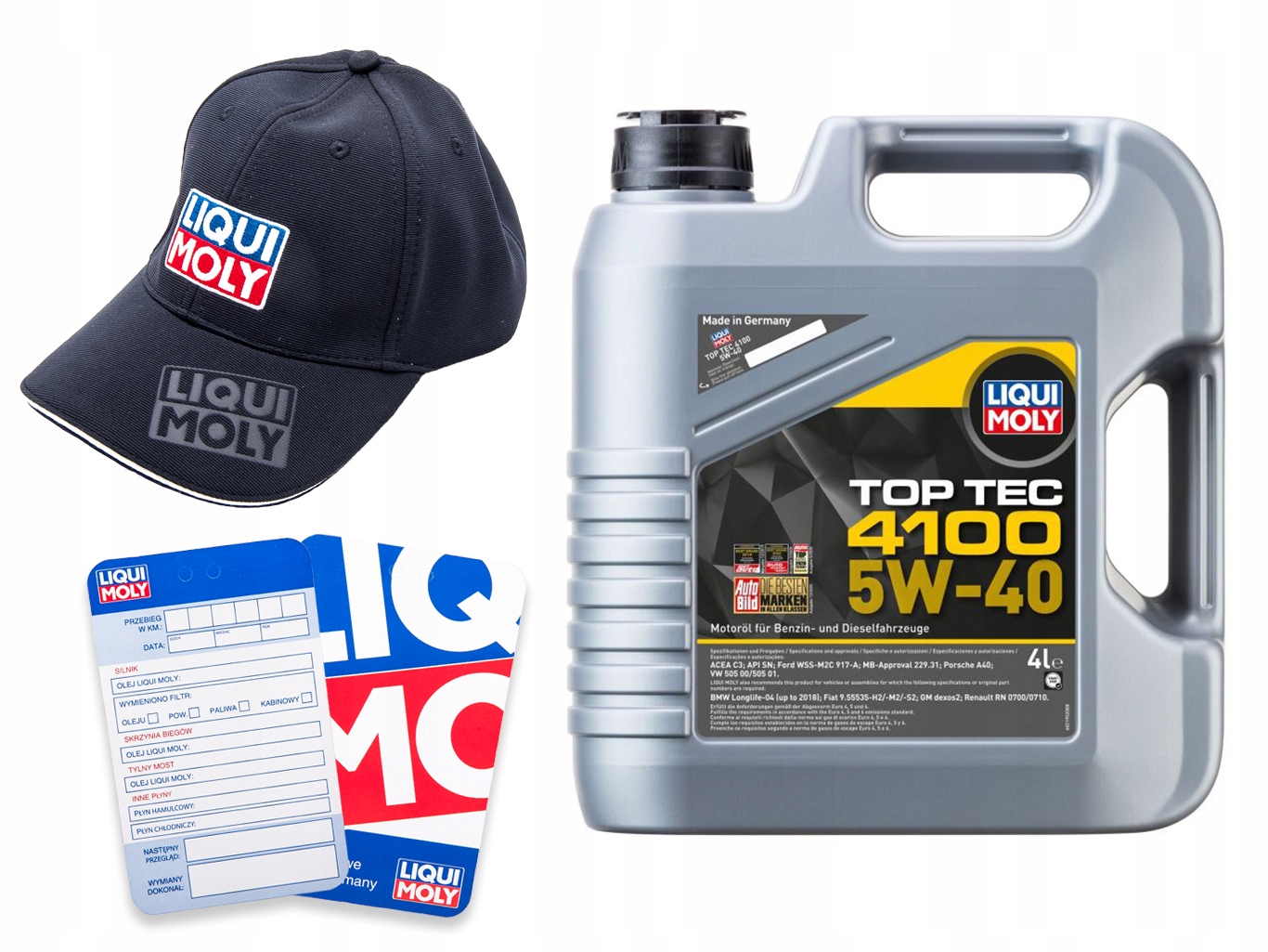 Olej 5W40 Liqui Moly Top Tec 4100 4L+ Darček