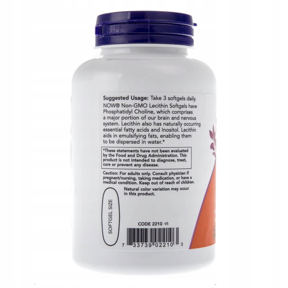 Lecytyna Sojowa 3600mg 100 kaps Fosfatydylocholina Pamięć Koncentracja — 6