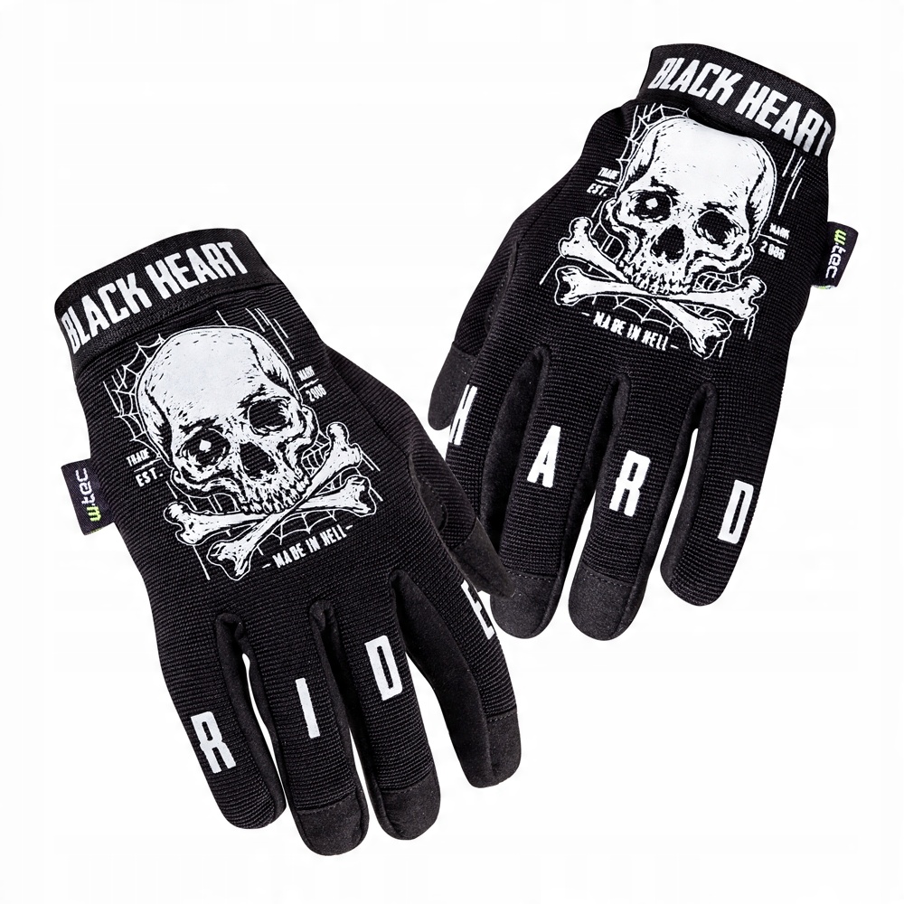 

Rękawice motocyklowe W-tec Black Heart Web Skull M