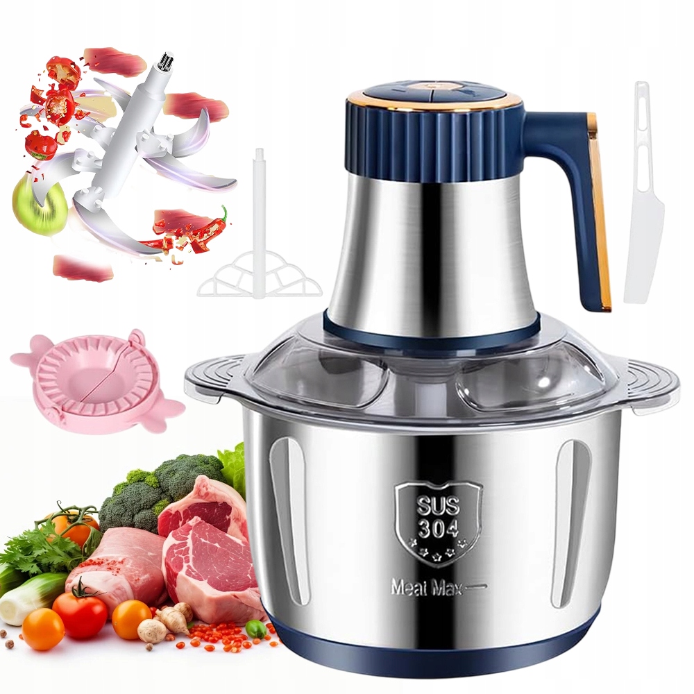 Elektrický Sekáček Potravin Na Zeleniny A Zeleninu 5L