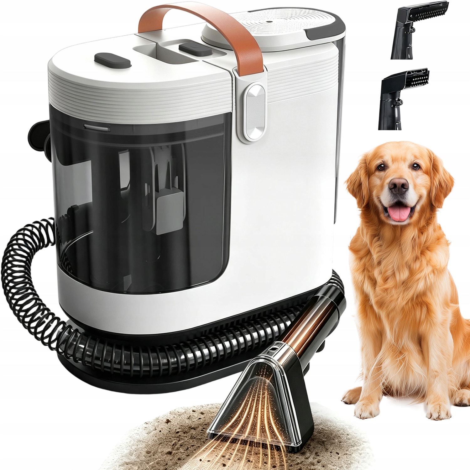 Čistič Čalounění 500 W 15 Kpa 1.6 L 1.25 L Kabel 380 CM Hadice 180 CM