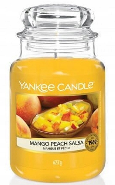 YANKEE CANDLE ŚWIECA MANGO PEACH SALSA duża 623g